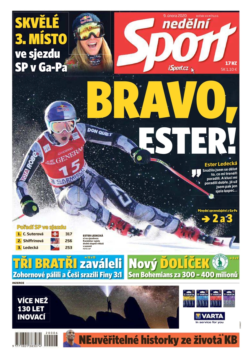 E-magazín nedělní Sport - 6/2020 - CZECH NEWS CENTER a. s.