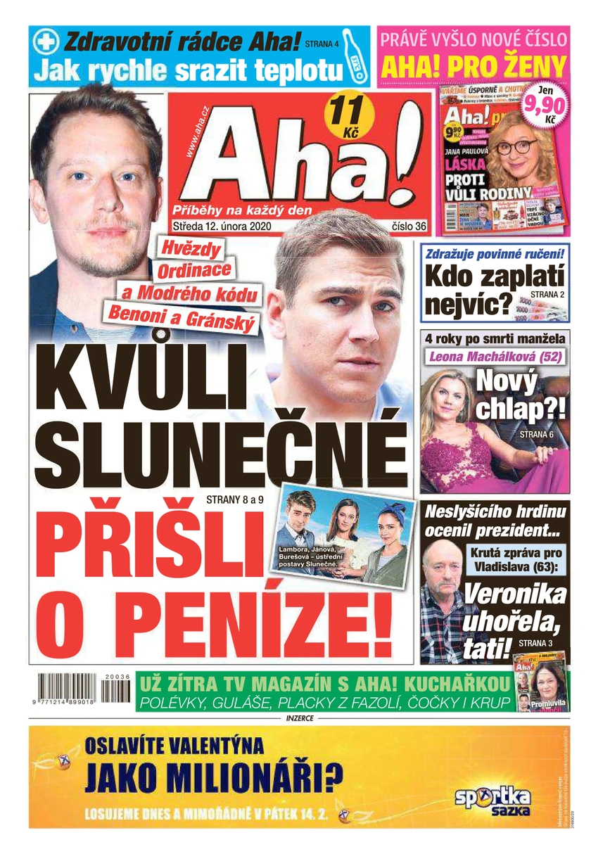 E-magazín Aha! - 12.2.2020 - CZECH NEWS CENTER a. s.