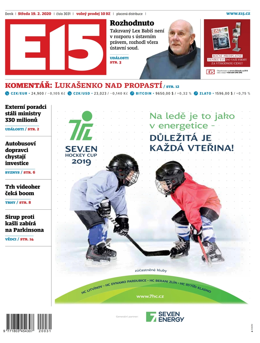E-magazín e15 - 19.2.2020 - CZECH NEWS CENTER a. s.