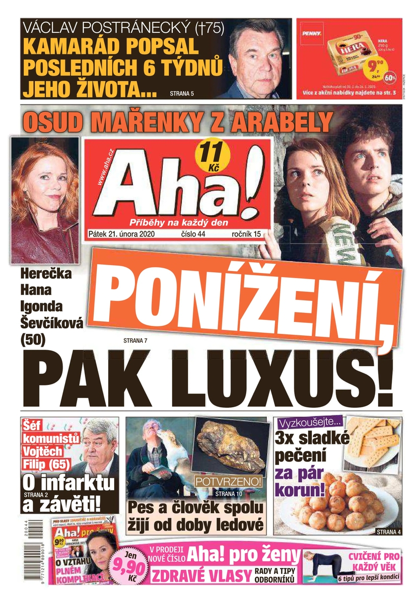 E-magazín Aha! - 21.2.2020 - CZECH NEWS CENTER a. s.