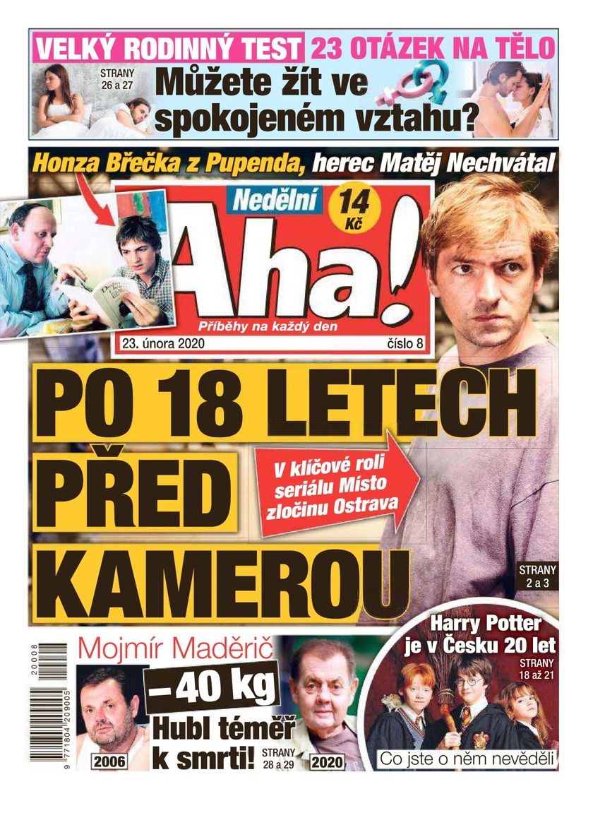E-magazín Nedělní Aha! - 8/2020 - CZECH NEWS CENTER a. s.