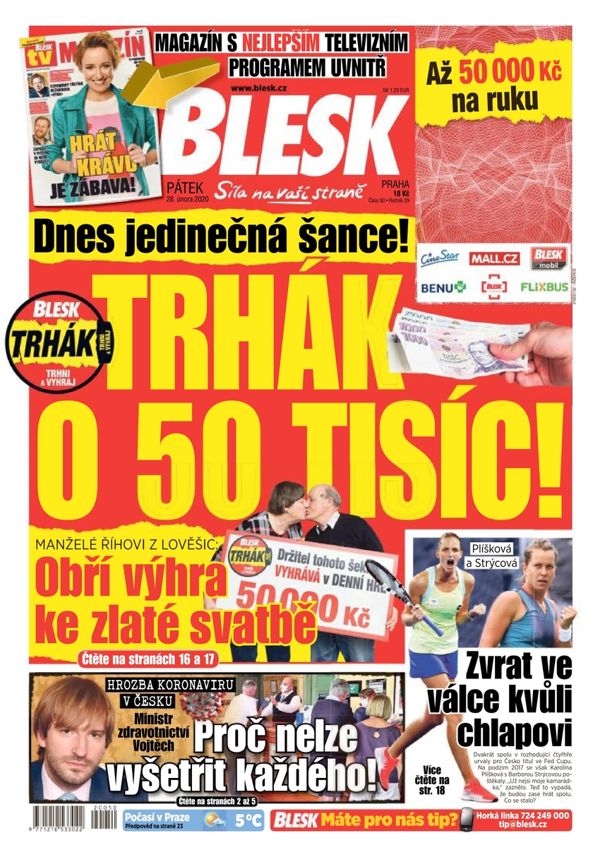 E-magazín BLESK - 28.2.2020 - CZECH NEWS CENTER a. s.