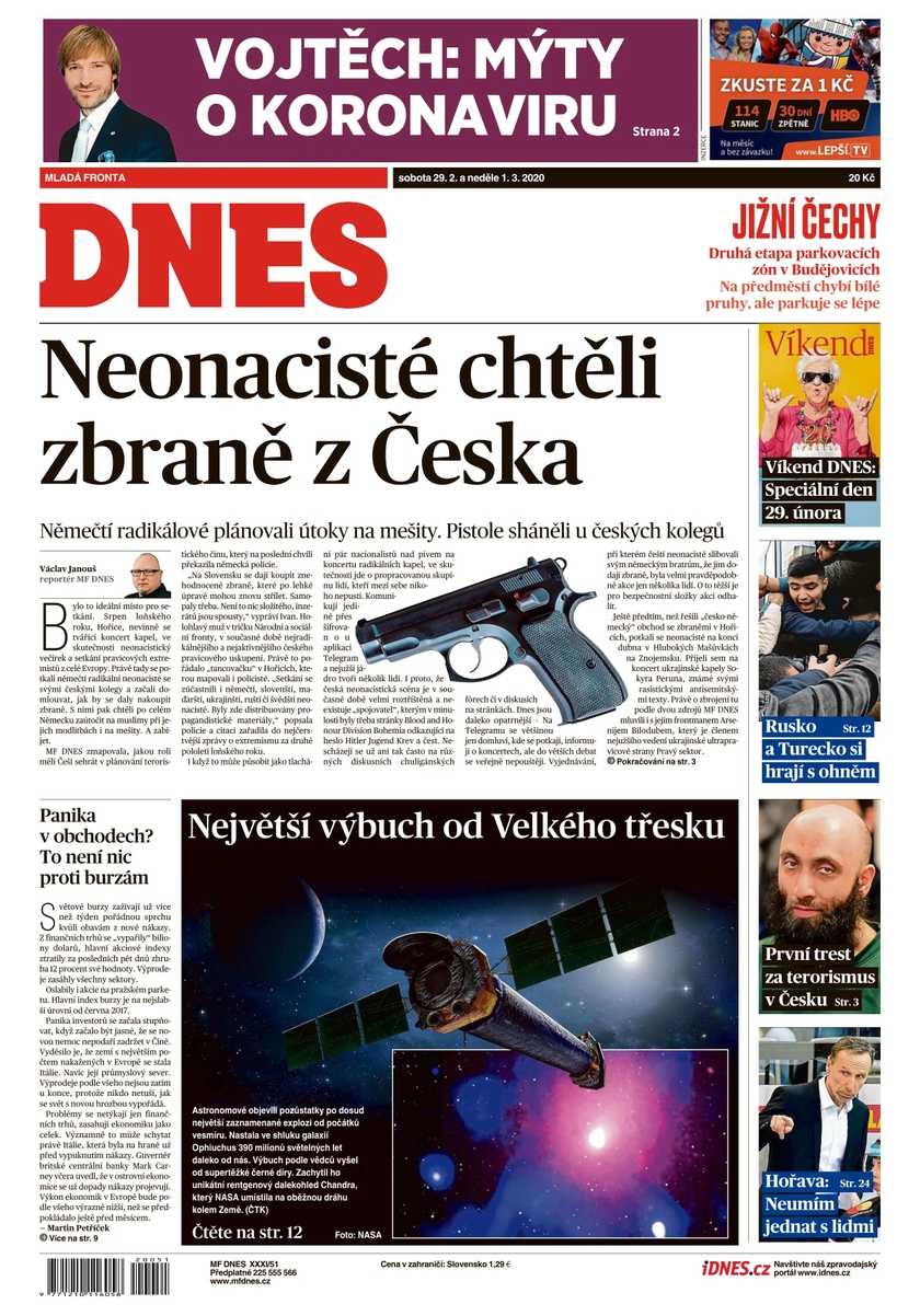 E-magazín Sport - 29.2.2020 - CZECH NEWS CENTER a. s.