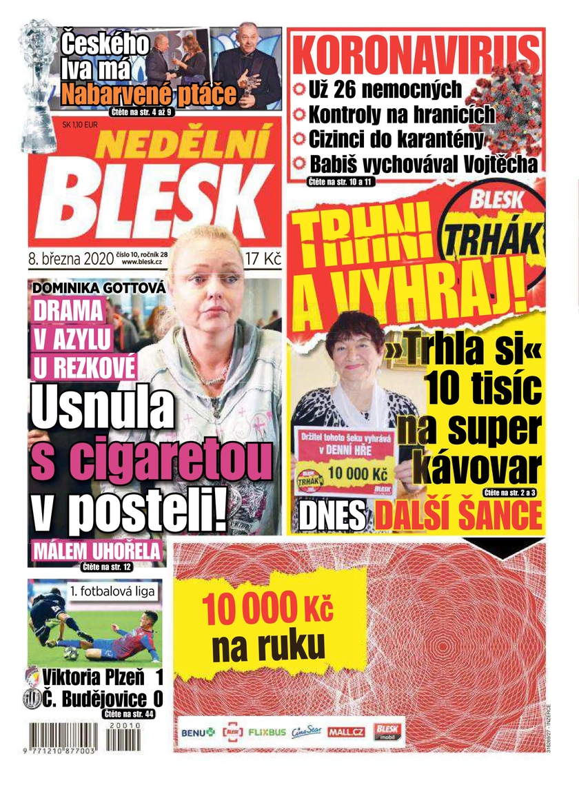 E-magazín NEDĚLNÍ BLESK - 10/2020 - CZECH NEWS CENTER a. s.