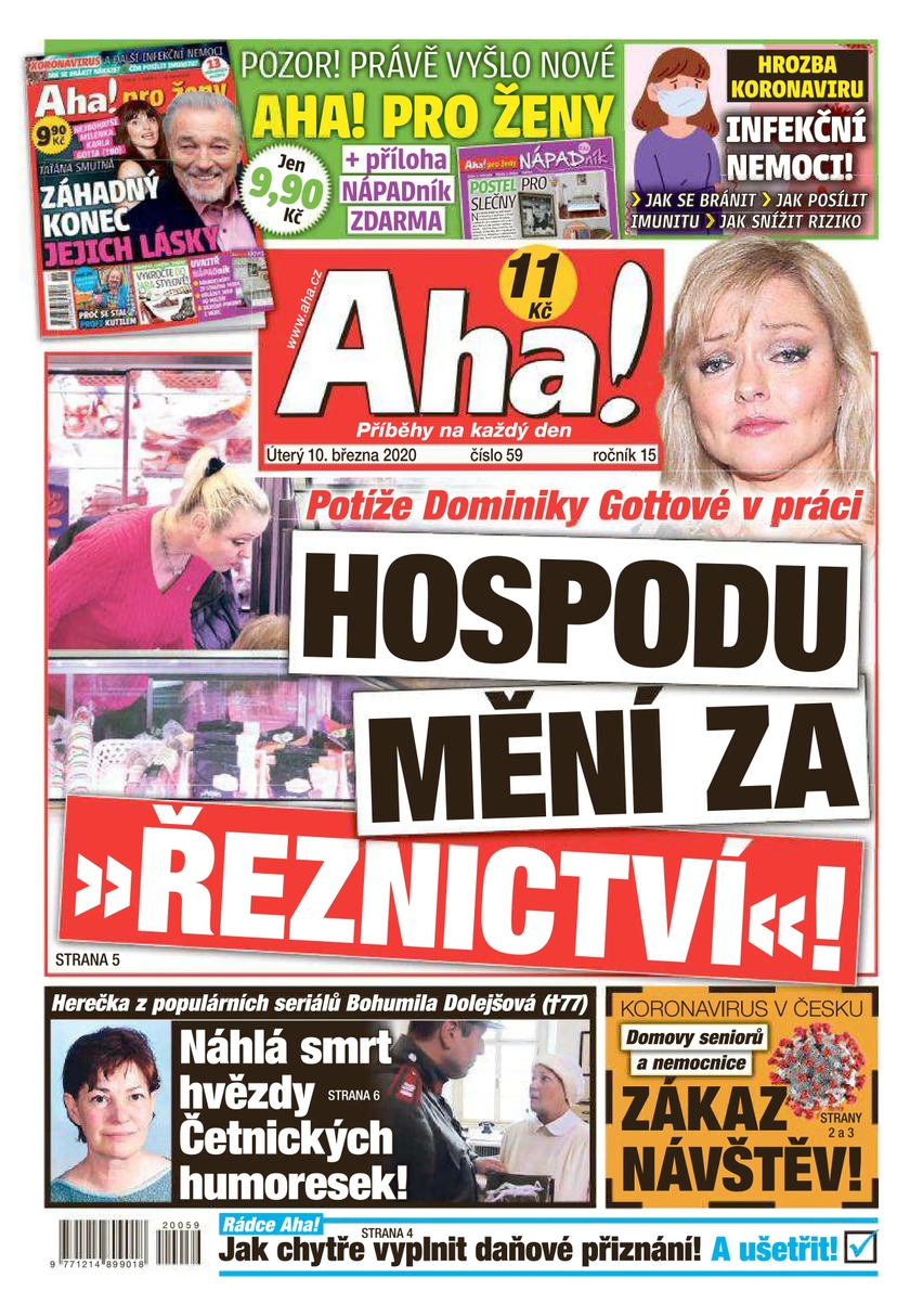 E-magazín Aha! - 10.3.2020 - CZECH NEWS CENTER a. s.