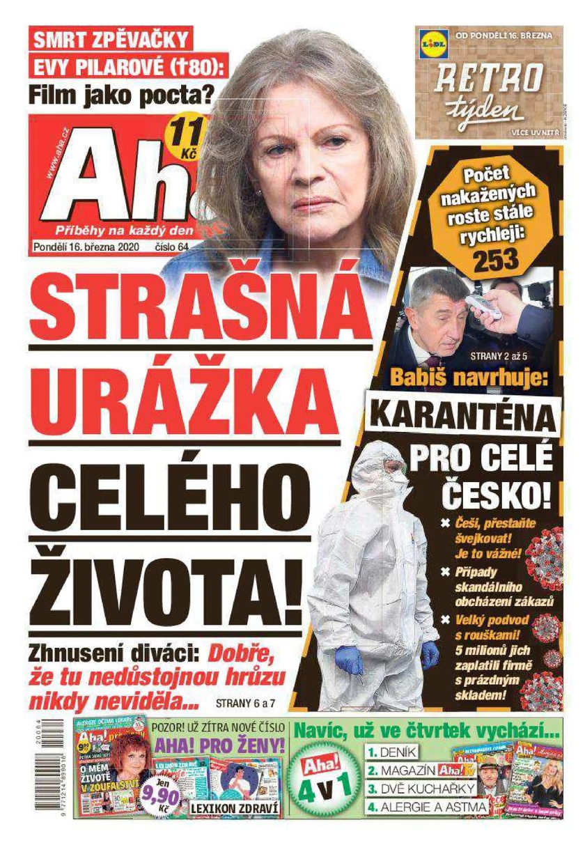 E-magazín Aha! - 16.3.2020 - CZECH NEWS CENTER a. s.