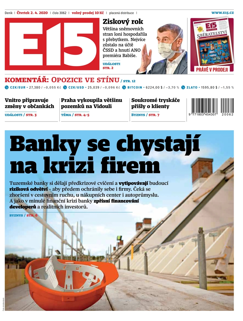 E-magazín e15 - 2.4.2020 - CZECH NEWS CENTER a. s.