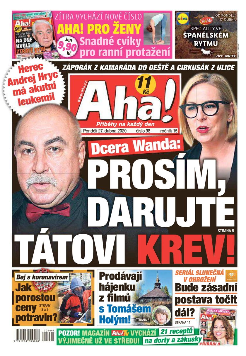 E-magazín Aha! - 27.4.2020 - CZECH NEWS CENTER a. s.