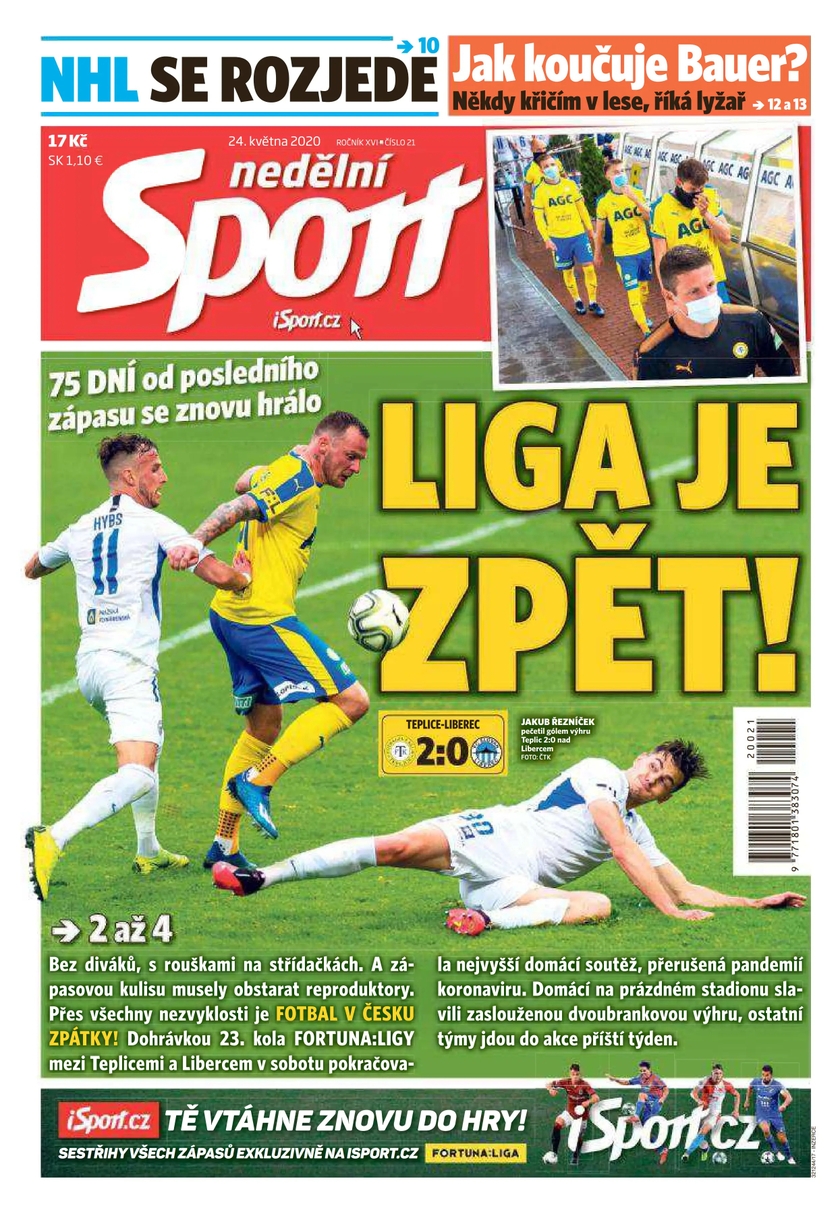 E-magazín nedělní Sport - 21/2020 - CZECH NEWS CENTER a. s.