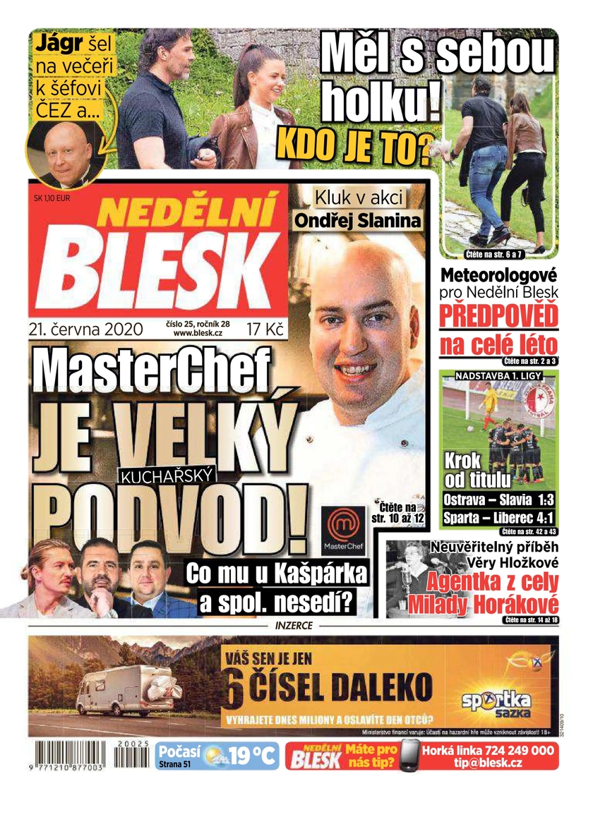 E-magazín NEDĚLNÍ BLESK - 25/2020 - CZECH NEWS CENTER a. s.