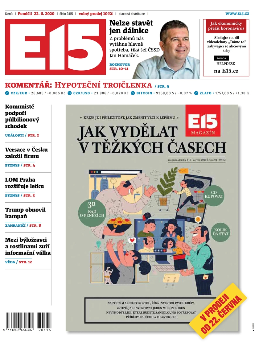 E-magazín e15 - 22.6.2020 - CZECH NEWS CENTER a. s.