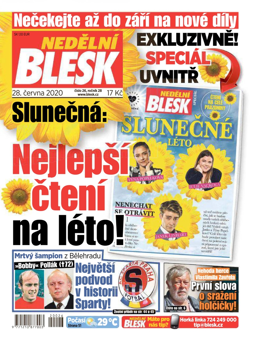 E-magazín NEDĚLNÍ BLESK - 26/2020 - CZECH NEWS CENTER a. s.