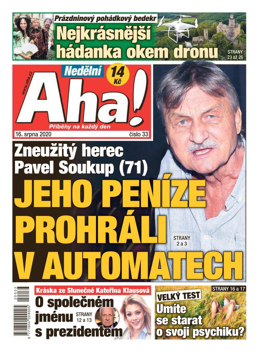 E-magazín Nedělní Aha! - 33/2020 - CZECH NEWS CENTER a. s.