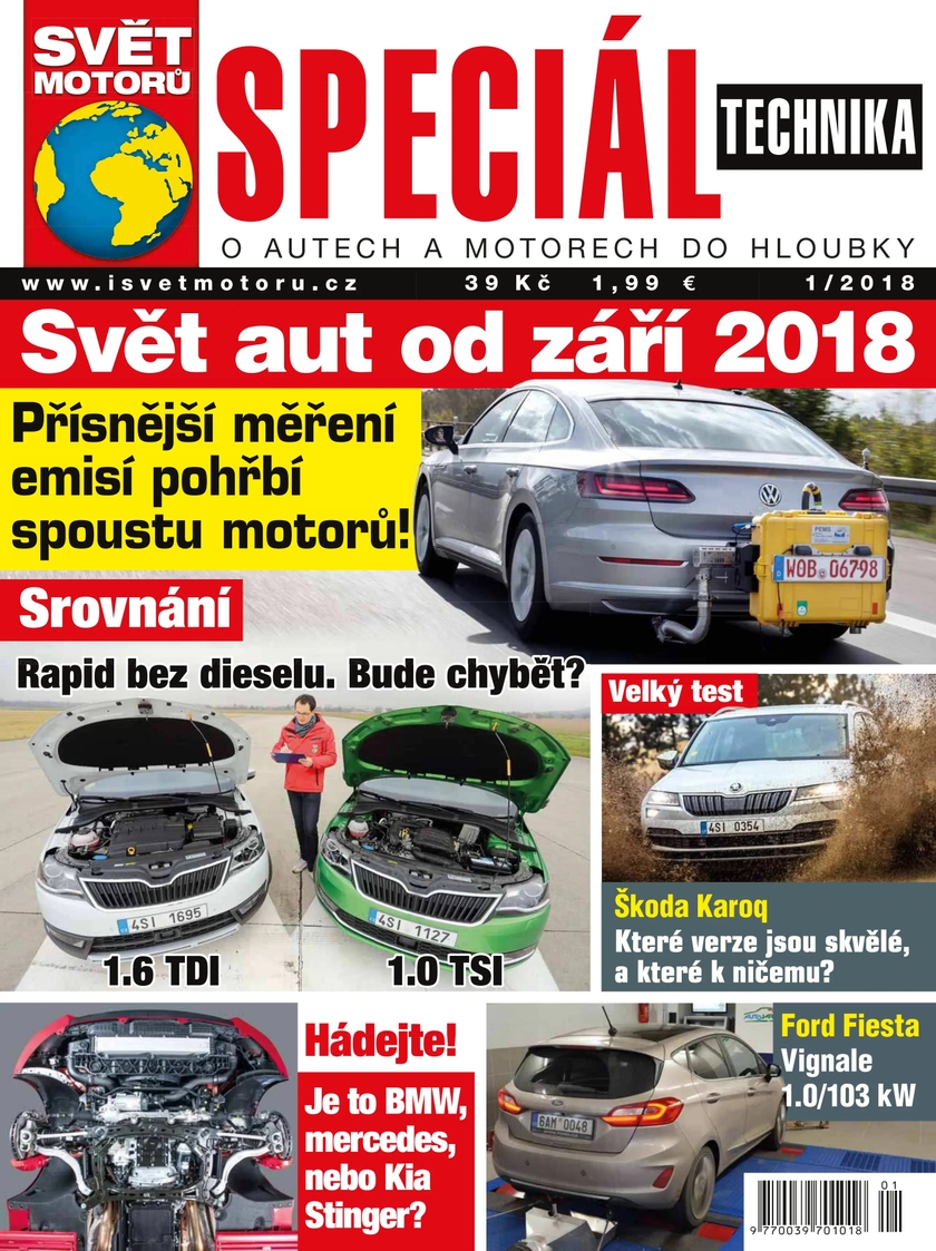 E-magazín SVĚT MOTORŮ SPECIÁL - 01/18 - CZECH NEWS CENTER a. s.