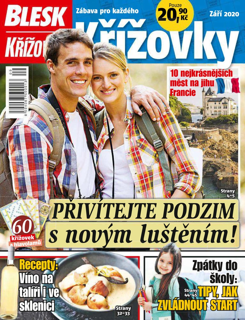 E-magazín BLESK KŘÍŽOVKY - 9/2020 - CZECH NEWS CENTER a. s.
