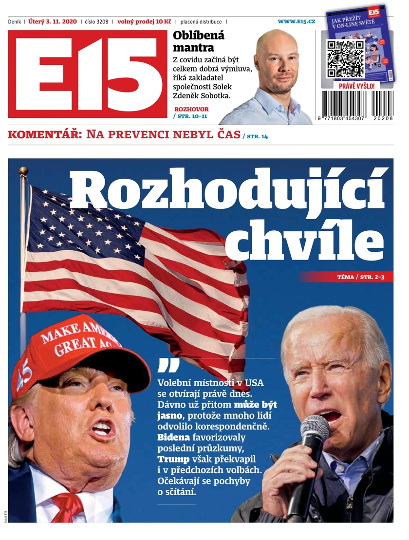 E-magazín e15 - 3.11.2020 - CZECH NEWS CENTER a. s.