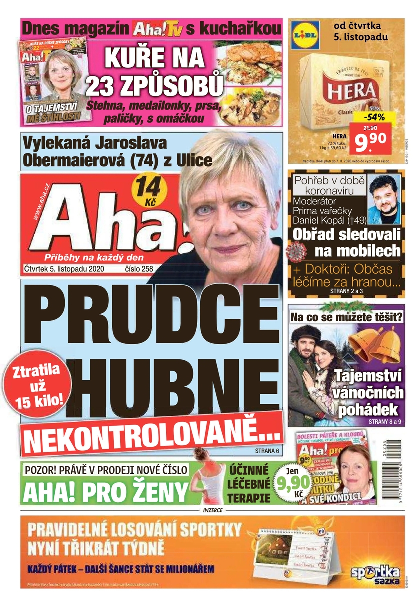 E-magazín Aha! - 5.11.2020 - CZECH NEWS CENTER a. s.