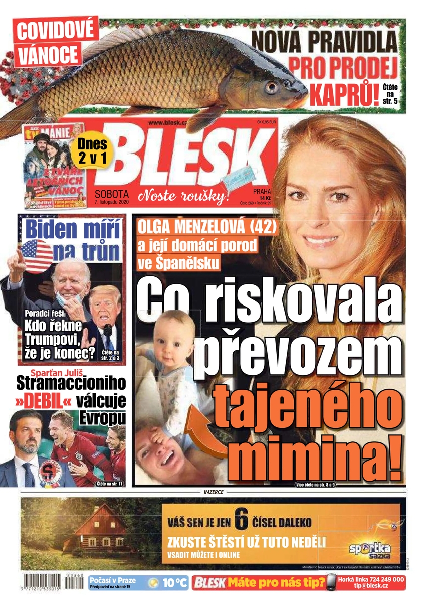 E-magazín BLESK - 7.11.2020 - CZECH NEWS CENTER a. s.