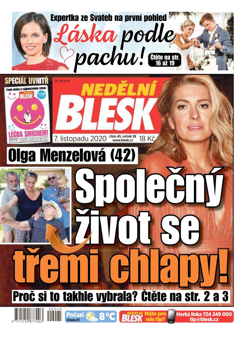 E-magazín NEDĚLNÍ BLESK - 45/2020 - CZECH NEWS CENTER a. s.