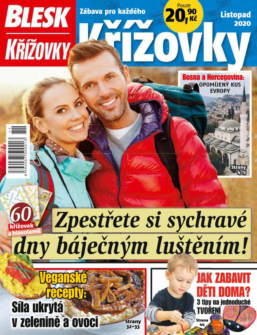 E-magazín BLESK KŘÍŽOVKY - 11/2020 - CZECH NEWS CENTER a. s.