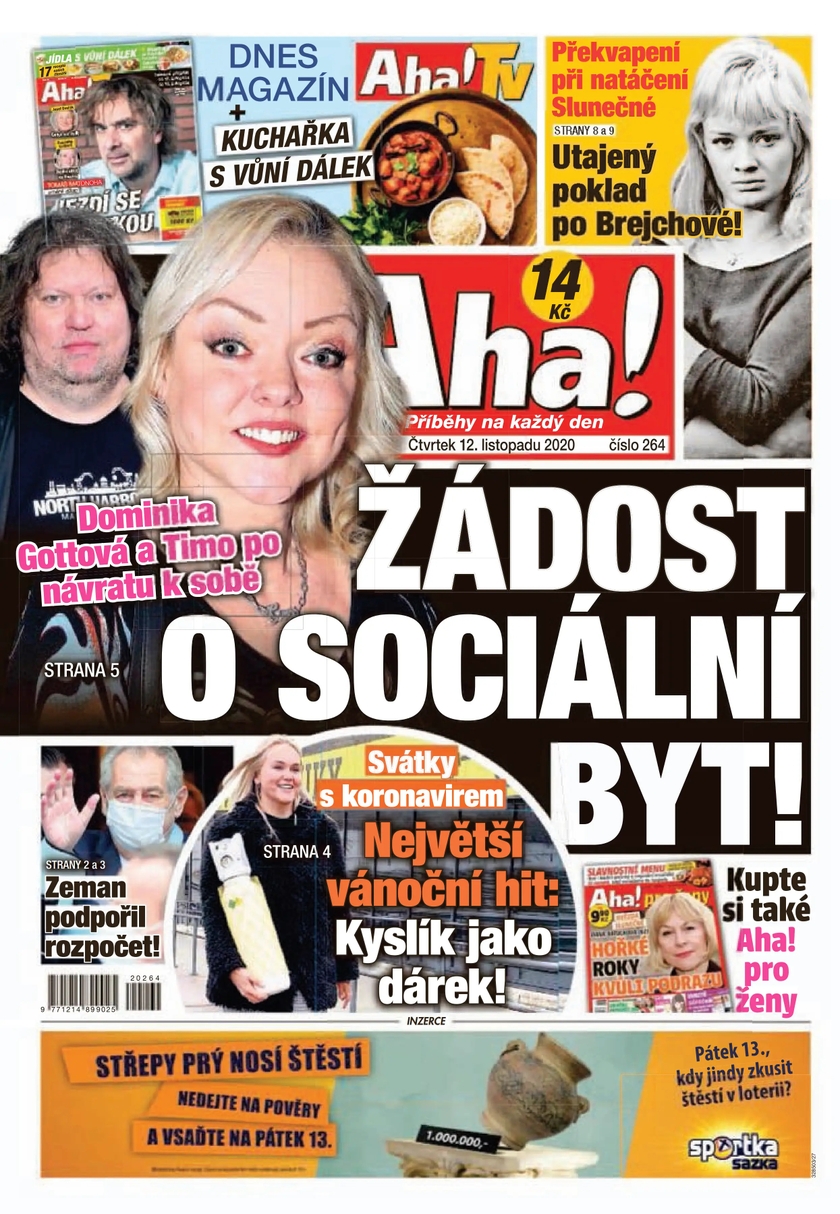 E-magazín Aha! - 12.11.2020 - CZECH NEWS CENTER a. s.