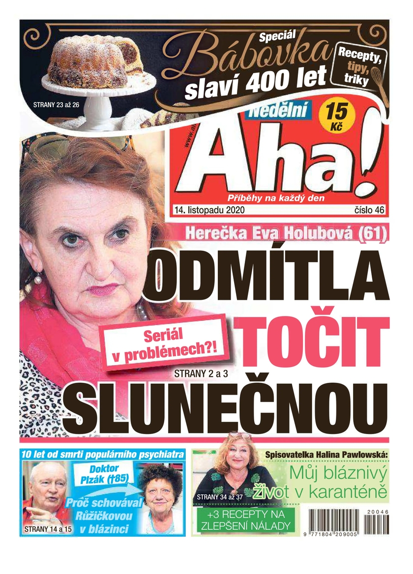 E-magazín Nedělní Aha! - 46/2020 - CZECH NEWS CENTER a. s.