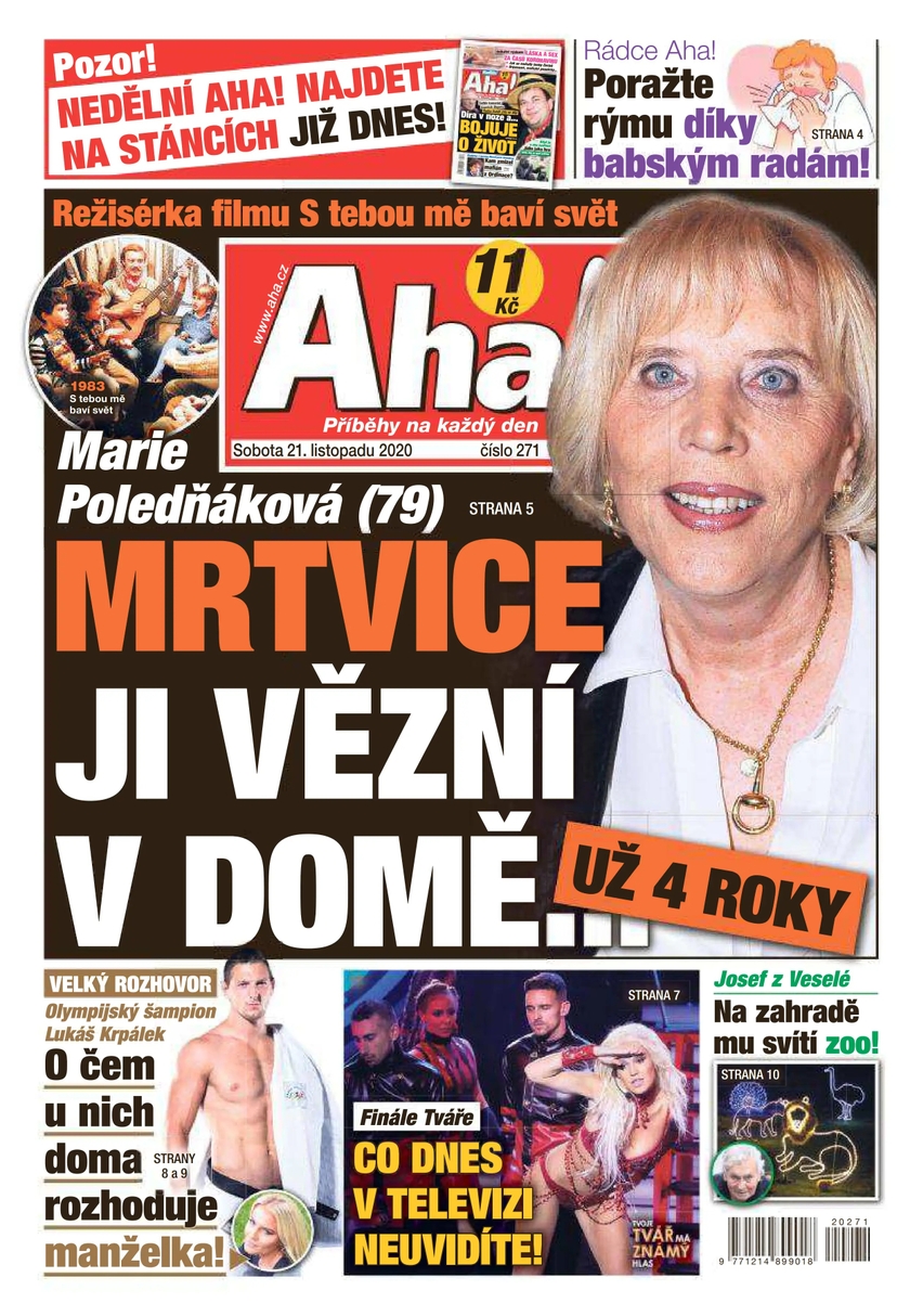E-magazín Aha! - 21.11.2020 - CZECH NEWS CENTER a. s.