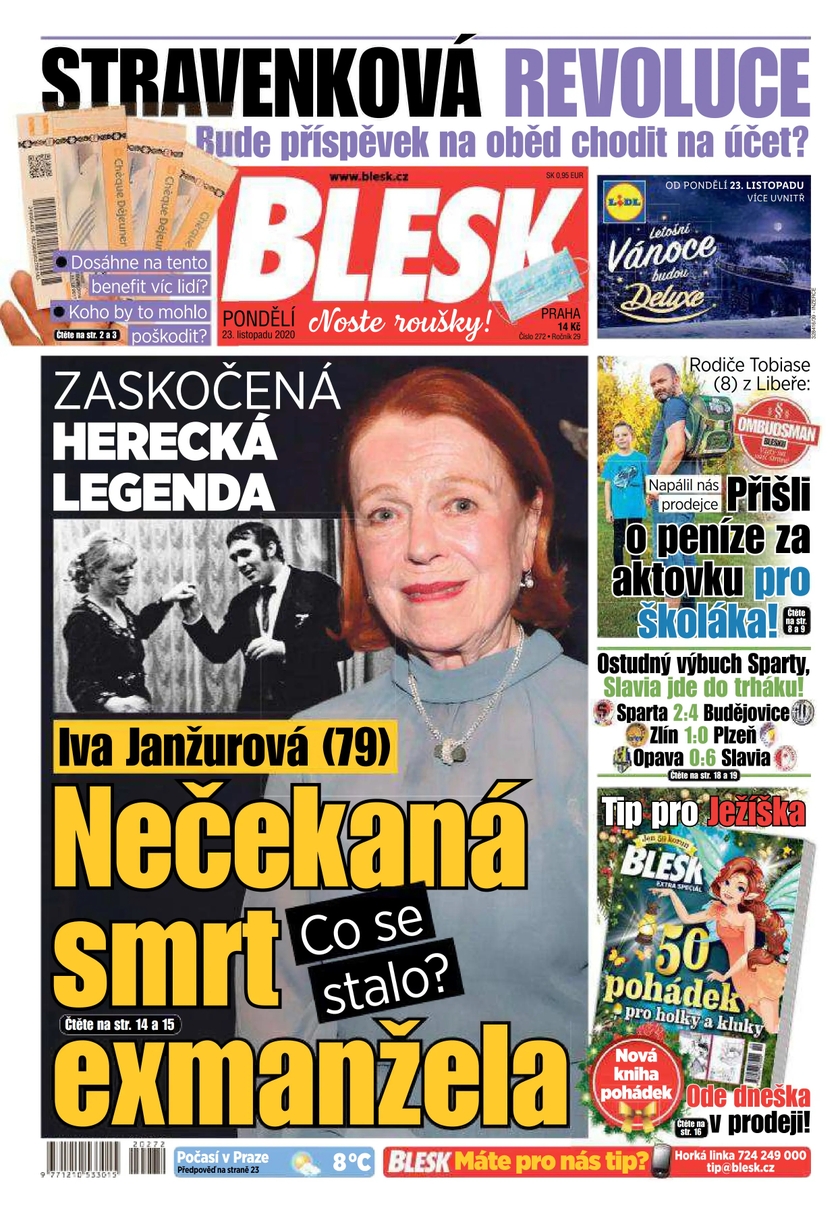 E-magazín BLESK - 23.11.2020 - CZECH NEWS CENTER a. s.