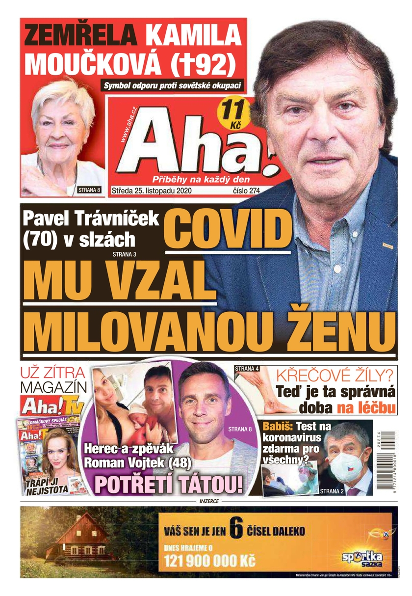 E-magazín Aha! - 25.11.2020 - CZECH NEWS CENTER a. s.