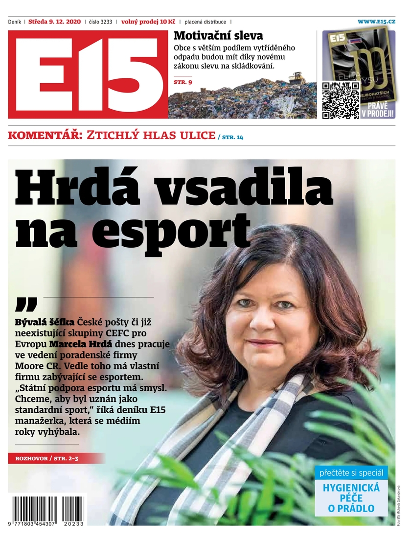 E-magazín e15 - 9.12.2020 - CZECH NEWS CENTER a. s.