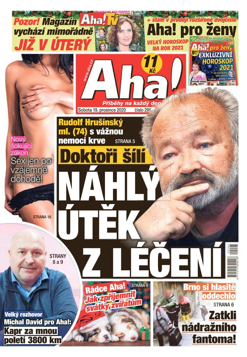 E-magazín Aha! - 19.12.2020 - CZECH NEWS CENTER a. s.