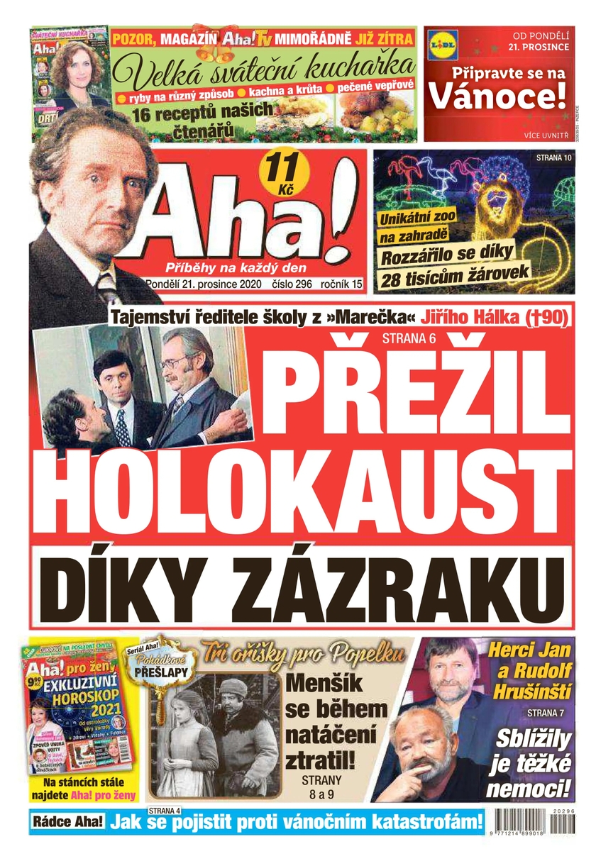 E-magazín Aha! - 21.12.2020 - CZECH NEWS CENTER a. s.
