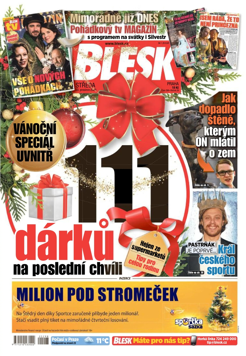 E-magazín BLESK - 23.12.2020 - CZECH NEWS CENTER a. s.