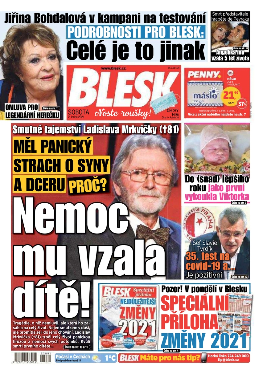 E-magazín BLESK - 2.1.2021 - CZECH NEWS CENTER a. s.