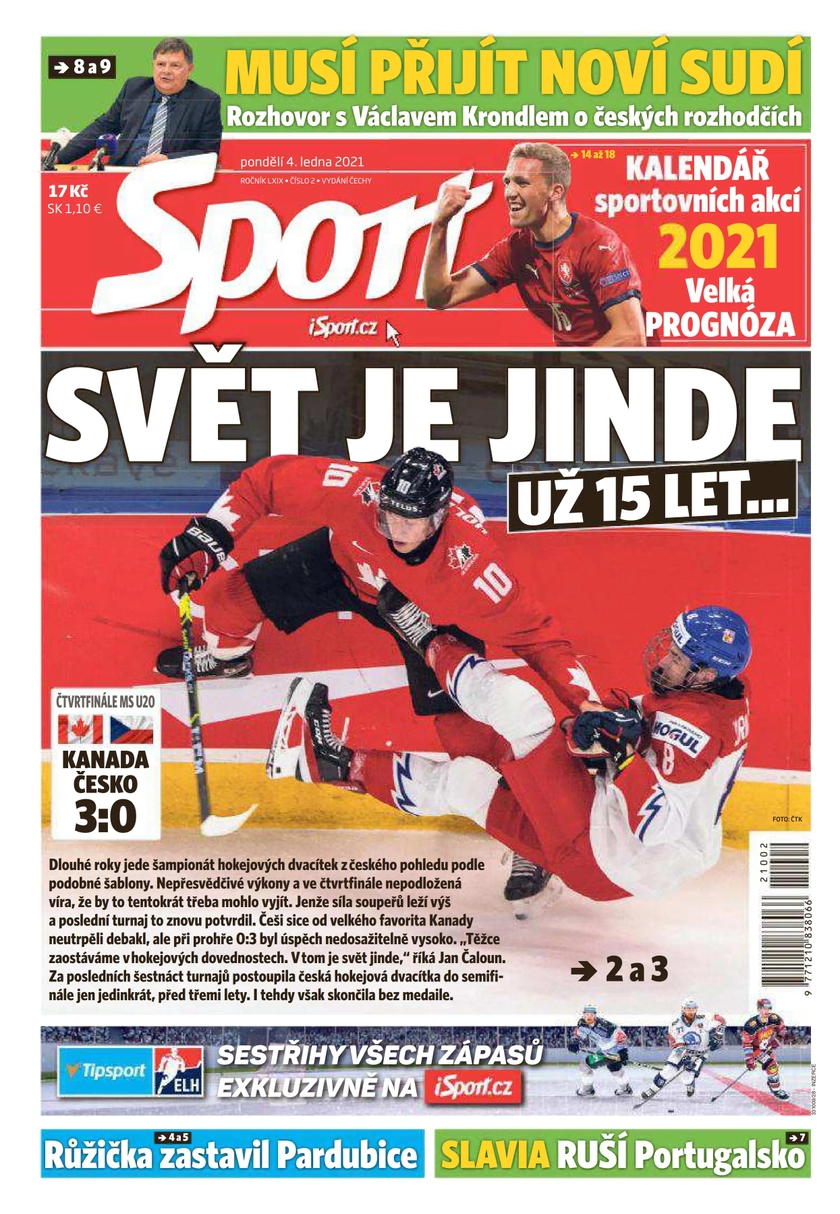 E-magazín Sport - 4.1.2021 - CZECH NEWS CENTER a. s.