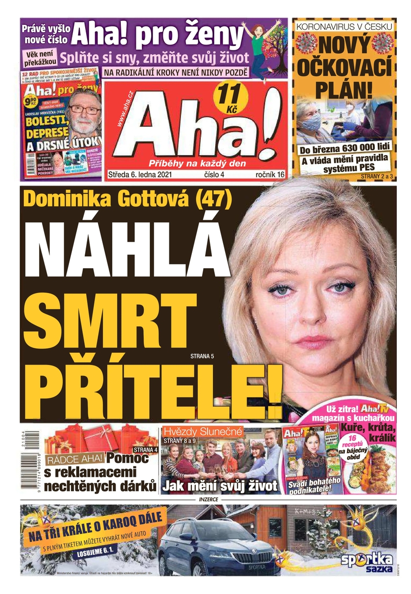 E-magazín Aha! - 6.1.2021 - CZECH NEWS CENTER a. s.