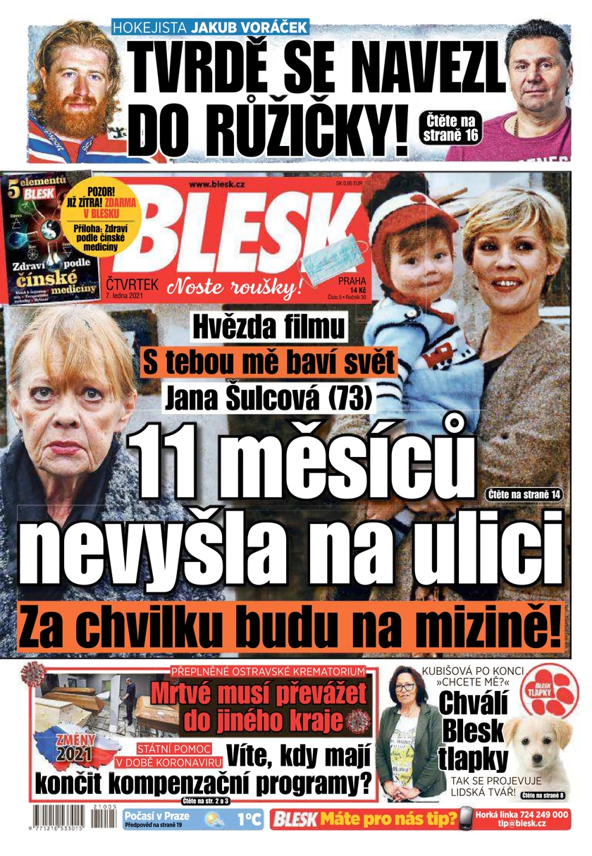 E-magazín BLESK - 7.1.2021 - CZECH NEWS CENTER a. s.