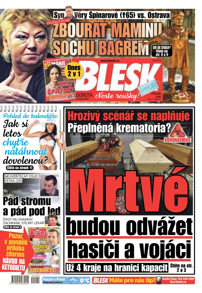 E-magazín BLESK - 9.1.2021 - CZECH NEWS CENTER a. s.