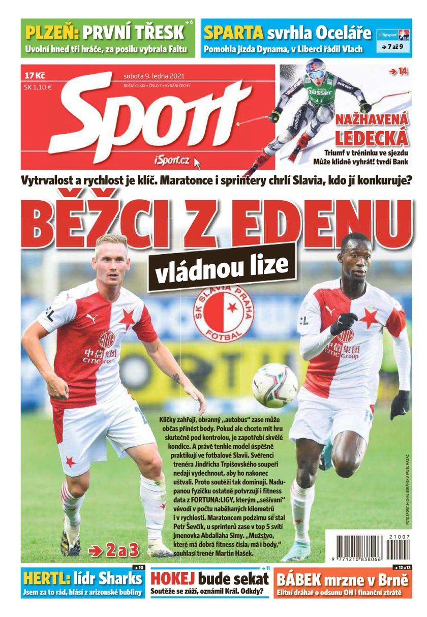 E-magazín Sport - 9.1.2021 - CZECH NEWS CENTER a. s.