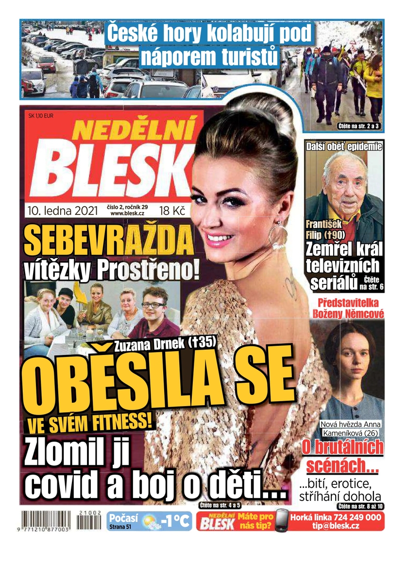 E-magazín NEDĚLNÍ BLESK - 2/2021 - CZECH NEWS CENTER a. s.