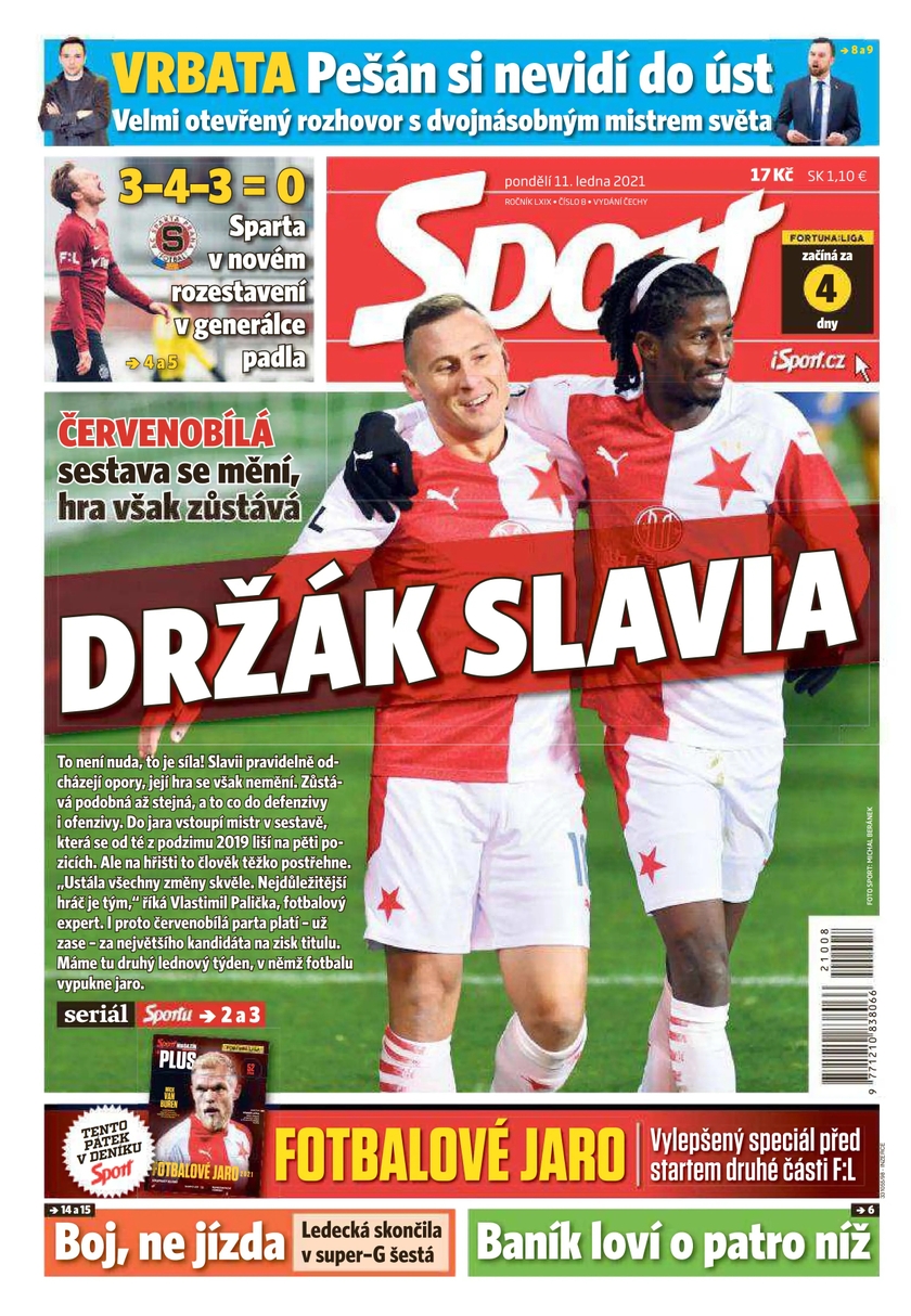 E-magazín Sport - 11.1.2021 - CZECH NEWS CENTER a. s.