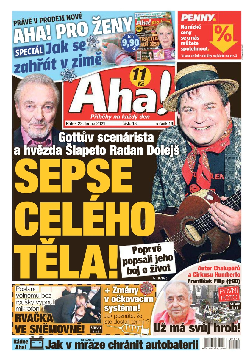 E-magazín Aha! - 22.1.2021 - CZECH NEWS CENTER a. s.