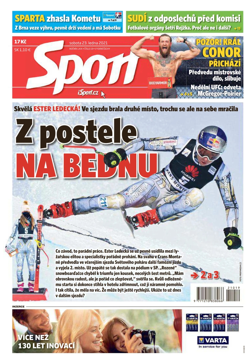 E-magazín Sport - 23.1.2021 - CZECH NEWS CENTER a. s.
