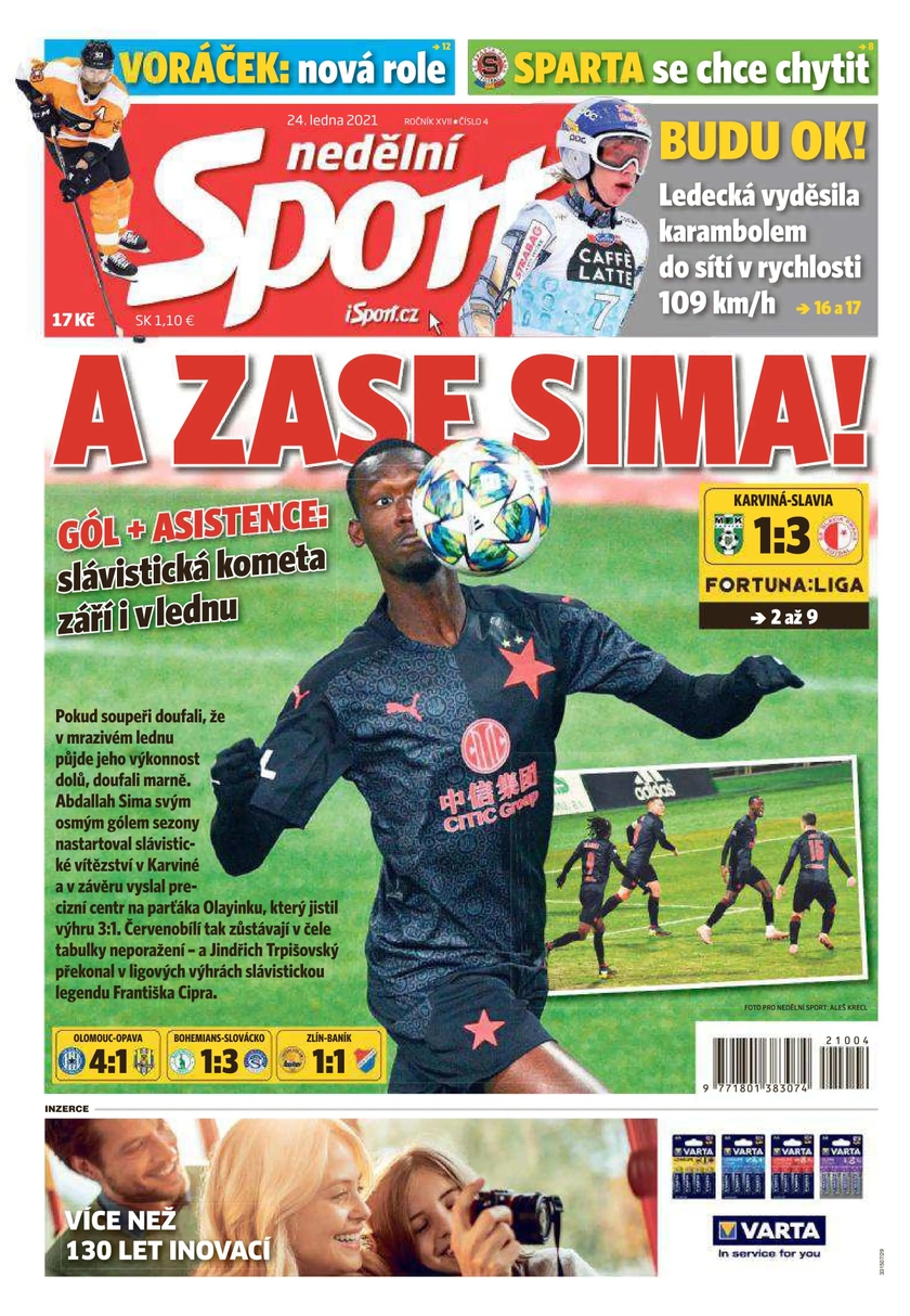 E-magazín nedělní Sport - 4/2021 - CZECH NEWS CENTER a. s.
