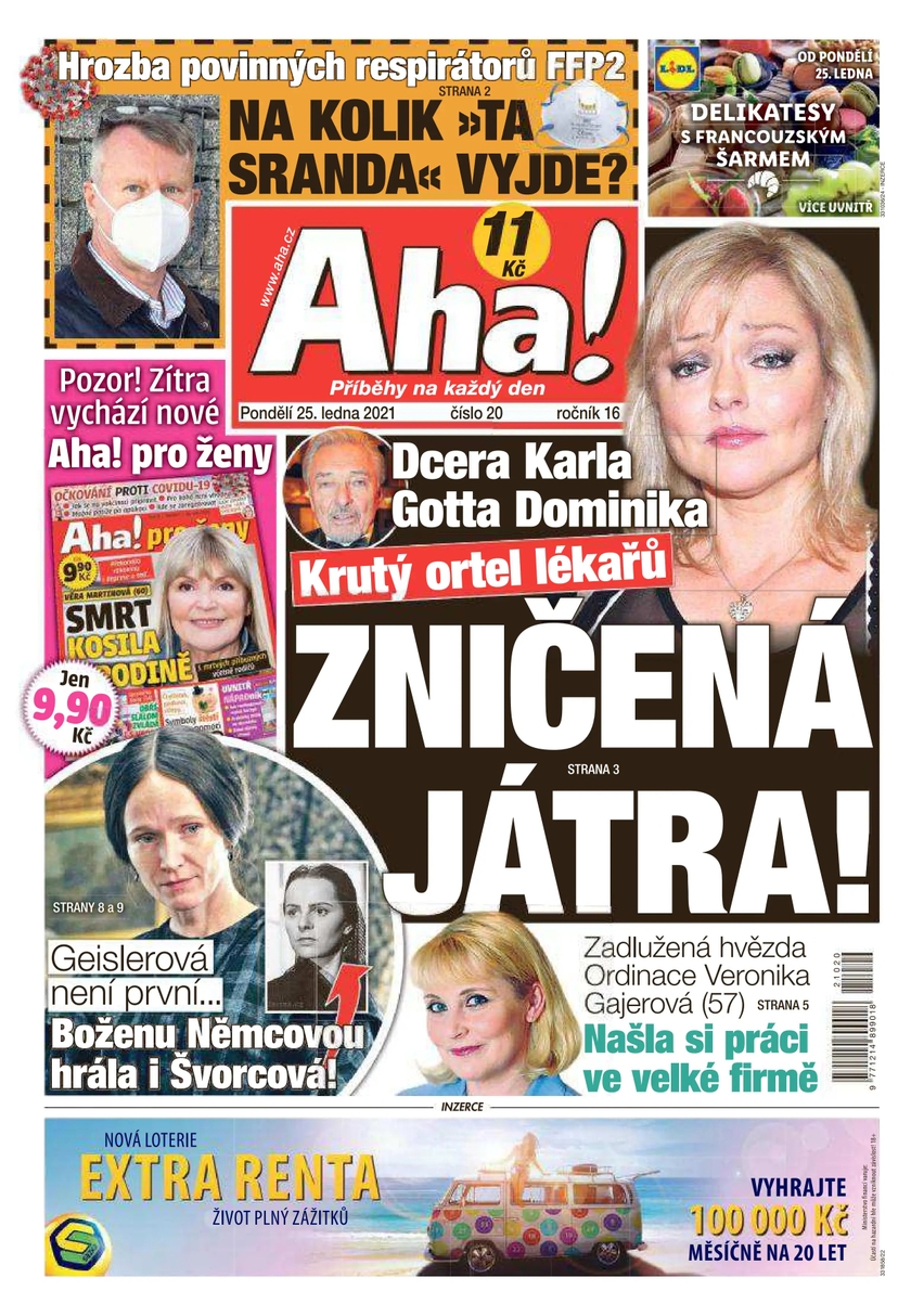 E-magazín Aha! - 25.1.2021 - CZECH NEWS CENTER a. s.