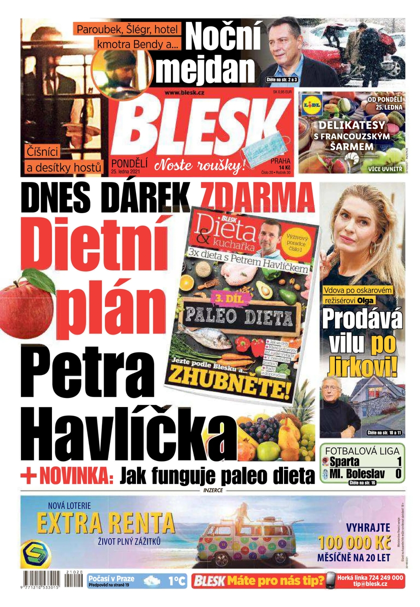 E-magazín BLESK - 25.1.2021 - CZECH NEWS CENTER a. s.