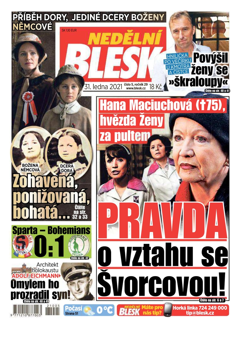 E-magazín NEDĚLNÍ BLESK - 5/2021 - CZECH NEWS CENTER a. s.