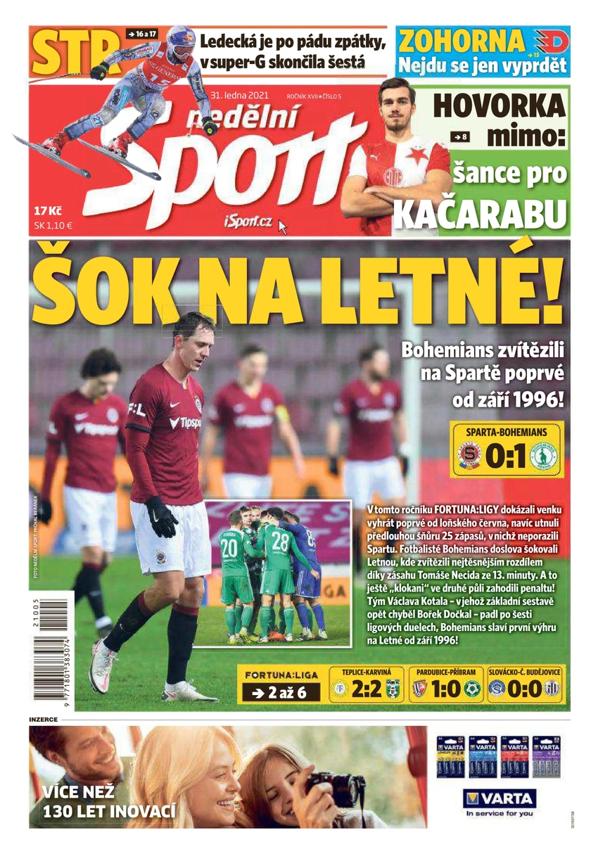 E-magazín nedělní Sport - 5/2021 - CZECH NEWS CENTER a. s.