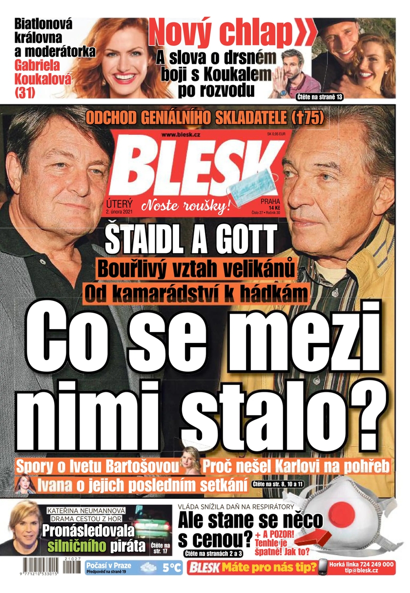 E-magazín BLESK - 2.2.2021 - CZECH NEWS CENTER a. s.