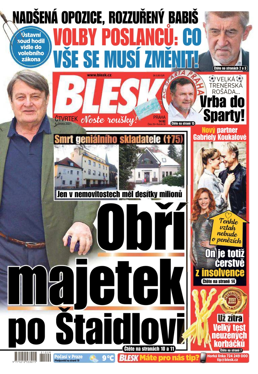 E-magazín BLESK - 4.2.2021 - CZECH NEWS CENTER a. s.